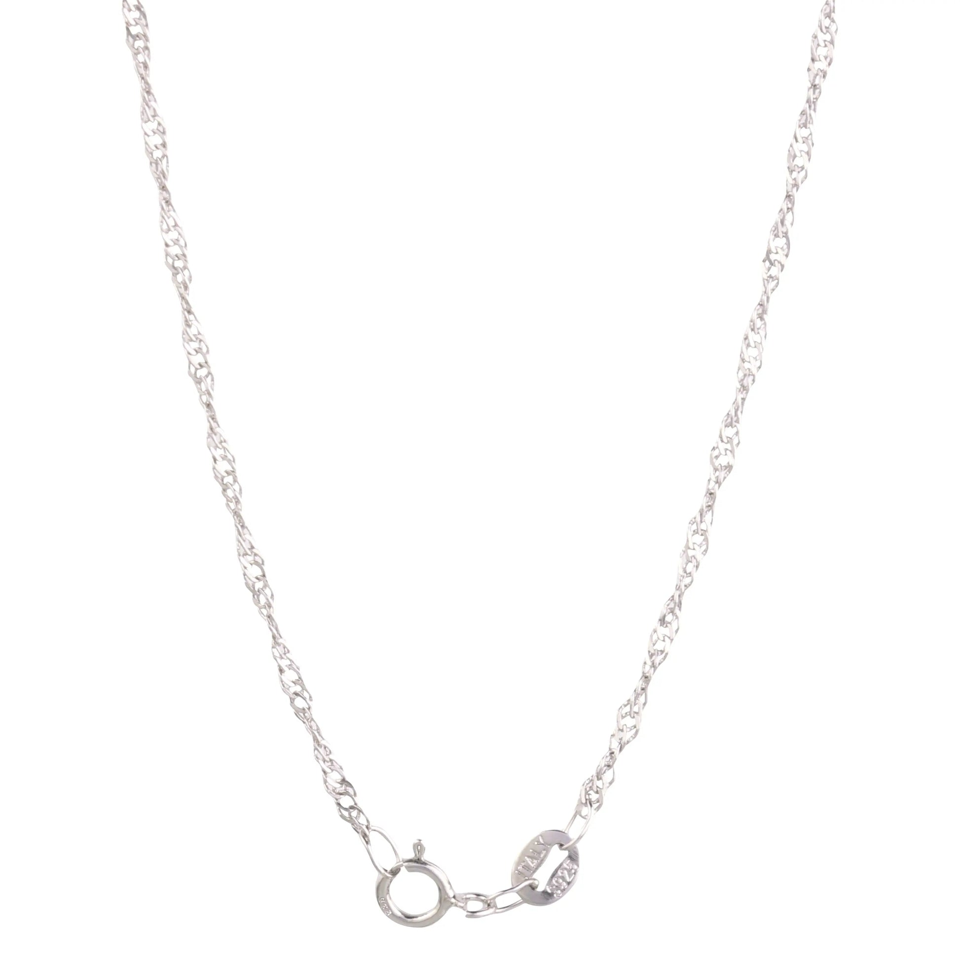 Round Knot Pendant Necklace with Cubic Zirconia