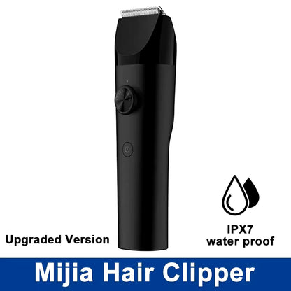 MIJIA Hair Trimmer Machine Hair Clipper1/2 IPX7 Waterproof Professional Cordless Men Electric Hair Cutting Barber Trimmer