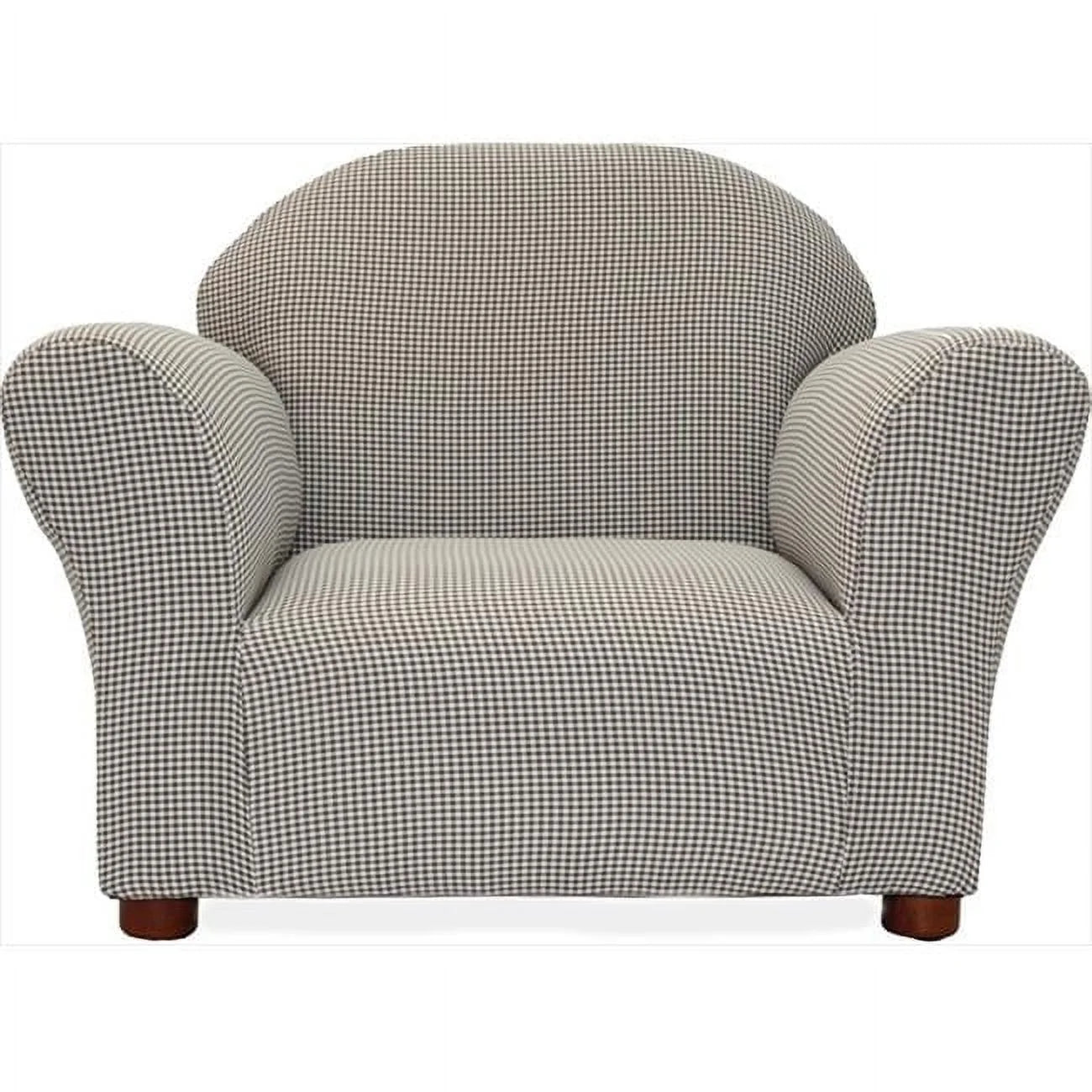 CR19  Roundy Chair Brown Ghingham