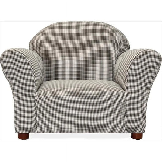 CR19  Roundy Chair Brown Ghingham